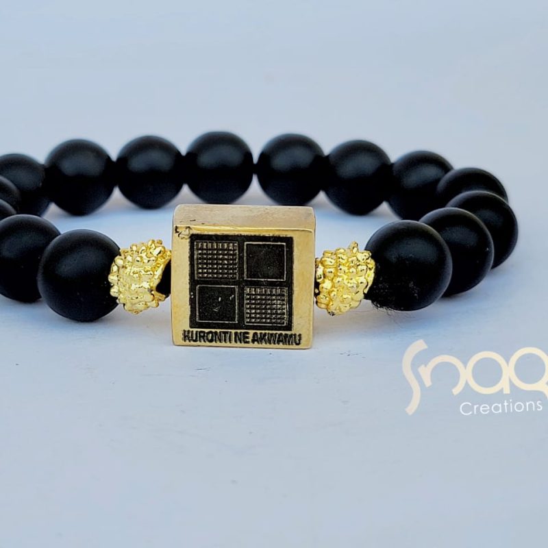 Adinkra Bracelet ( kuronti ne Akwamu)