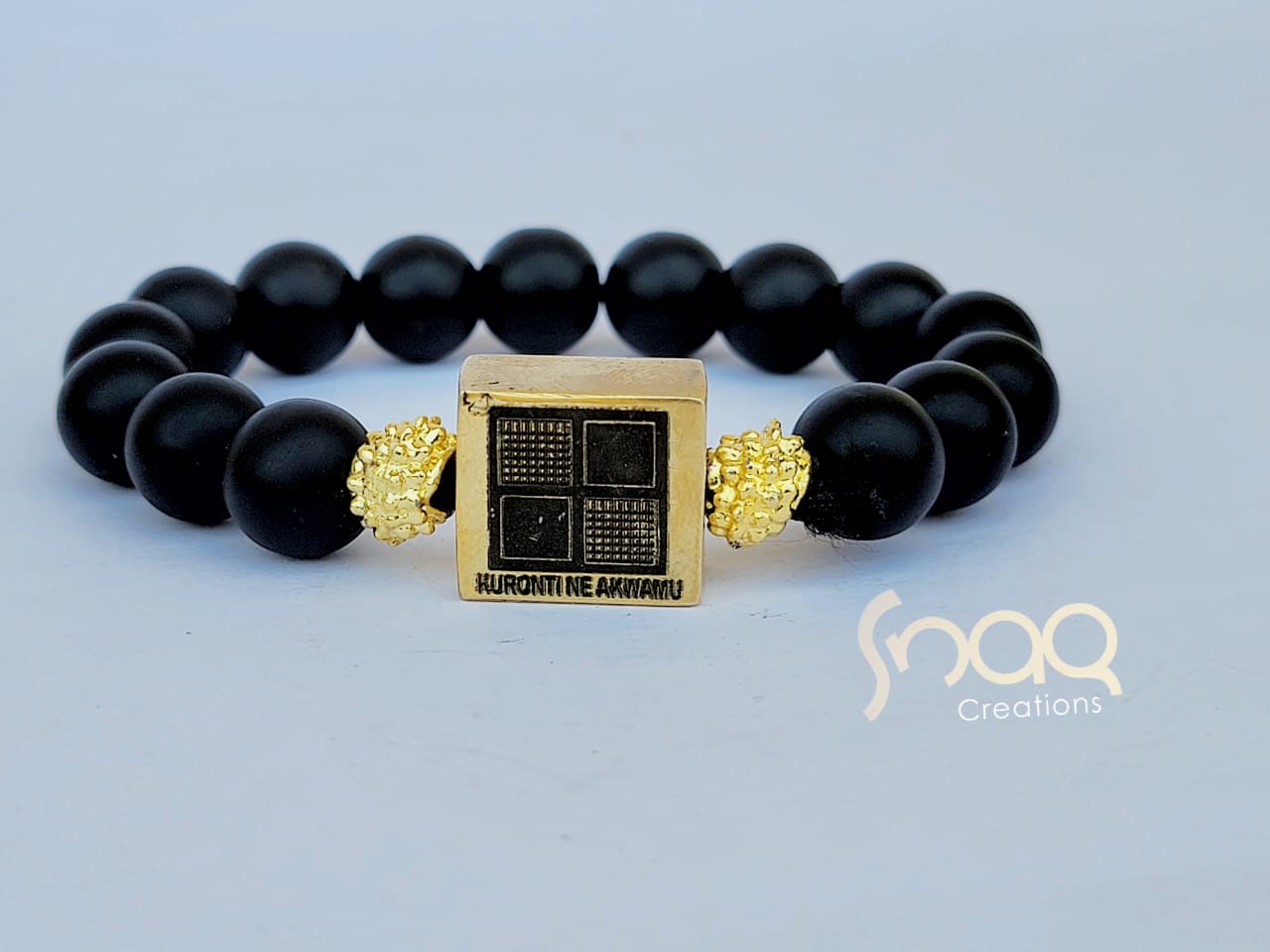 Adinkra Bracelet ( kuronti ne Akwamu)